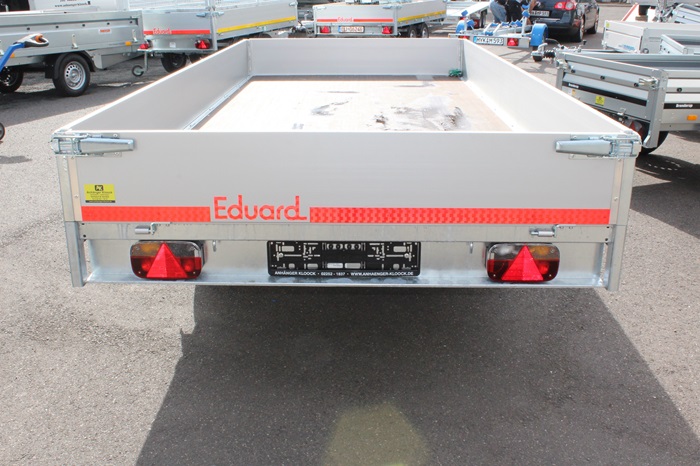 Remorque plateau Eduard avec ridelles 4020-4-P3-2763 GVW 3000 kg
